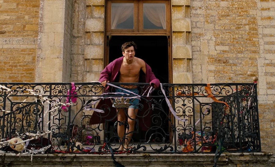 Oliver (Barry Keoghan) in Saltburn